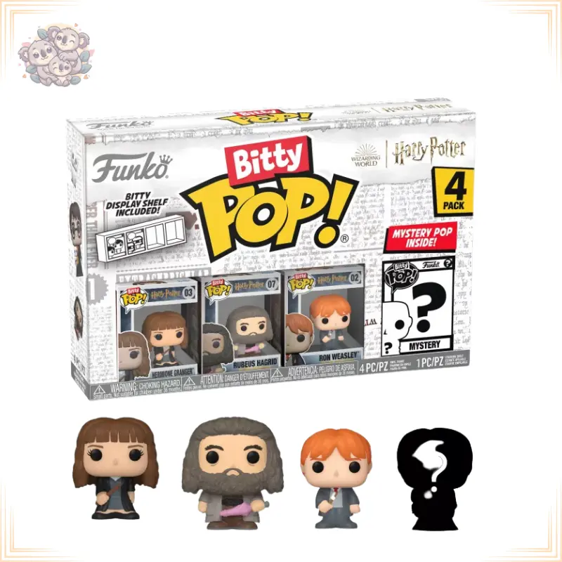 Harry Potter - Bitty Pop 4 Pack 2.5cm - Hermione En Robe