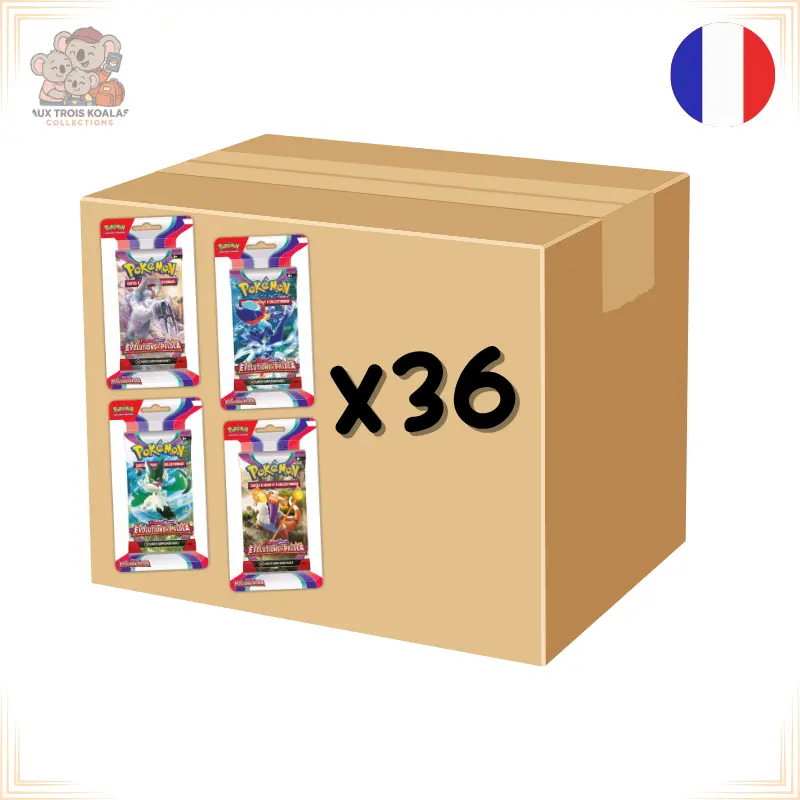 Carton de 36 Blisters - EV02 Évolutions À Paldea