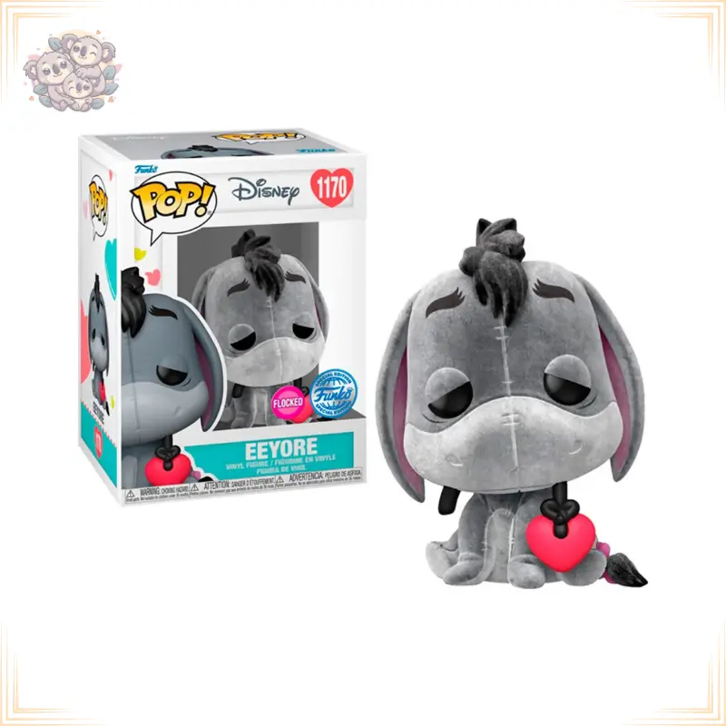 Disney - Winnie L'Ourson Pop - Bourriquet (Flocked) N° 1170
