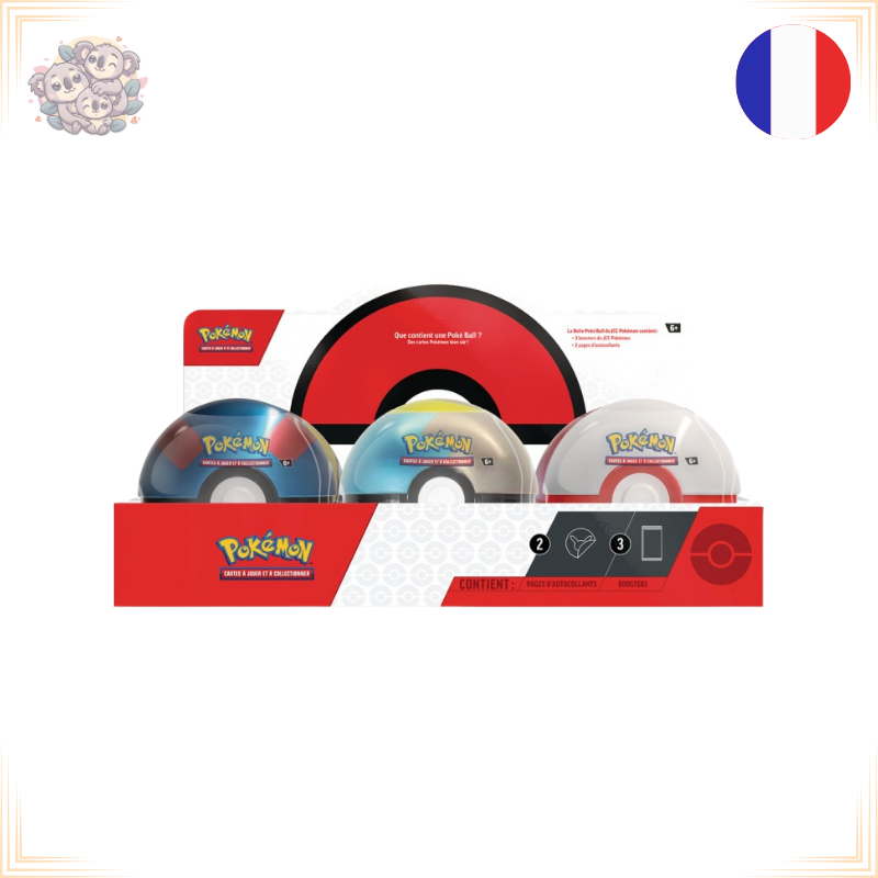 Pokéball Tin - Oct 2024 (modèle aléatoire)