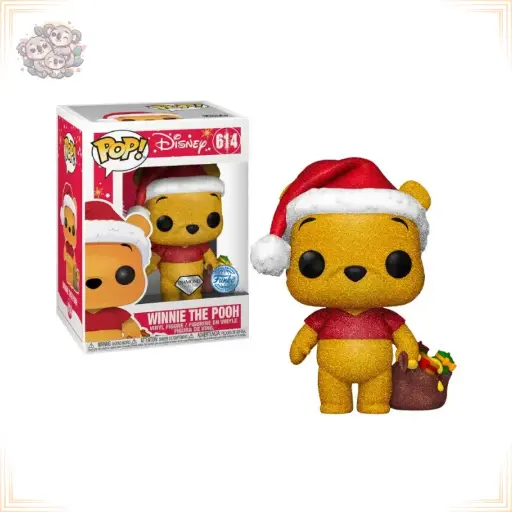 [236328] Disney - Winnie L'Ourson Pop - Winnie L'Ourson "Noël" (Diamond Glitter) N° 614