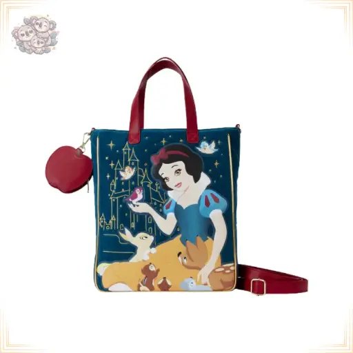 [LOU223055] Disney - Blanche-Neige Velvet Tote Bag - Héritage