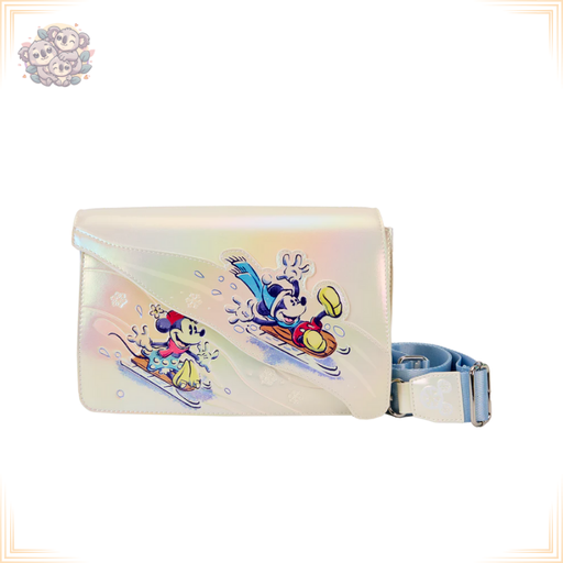 [LOU230161] Mickey et Amis - Sac à Bandoulière - Winter Wonderland